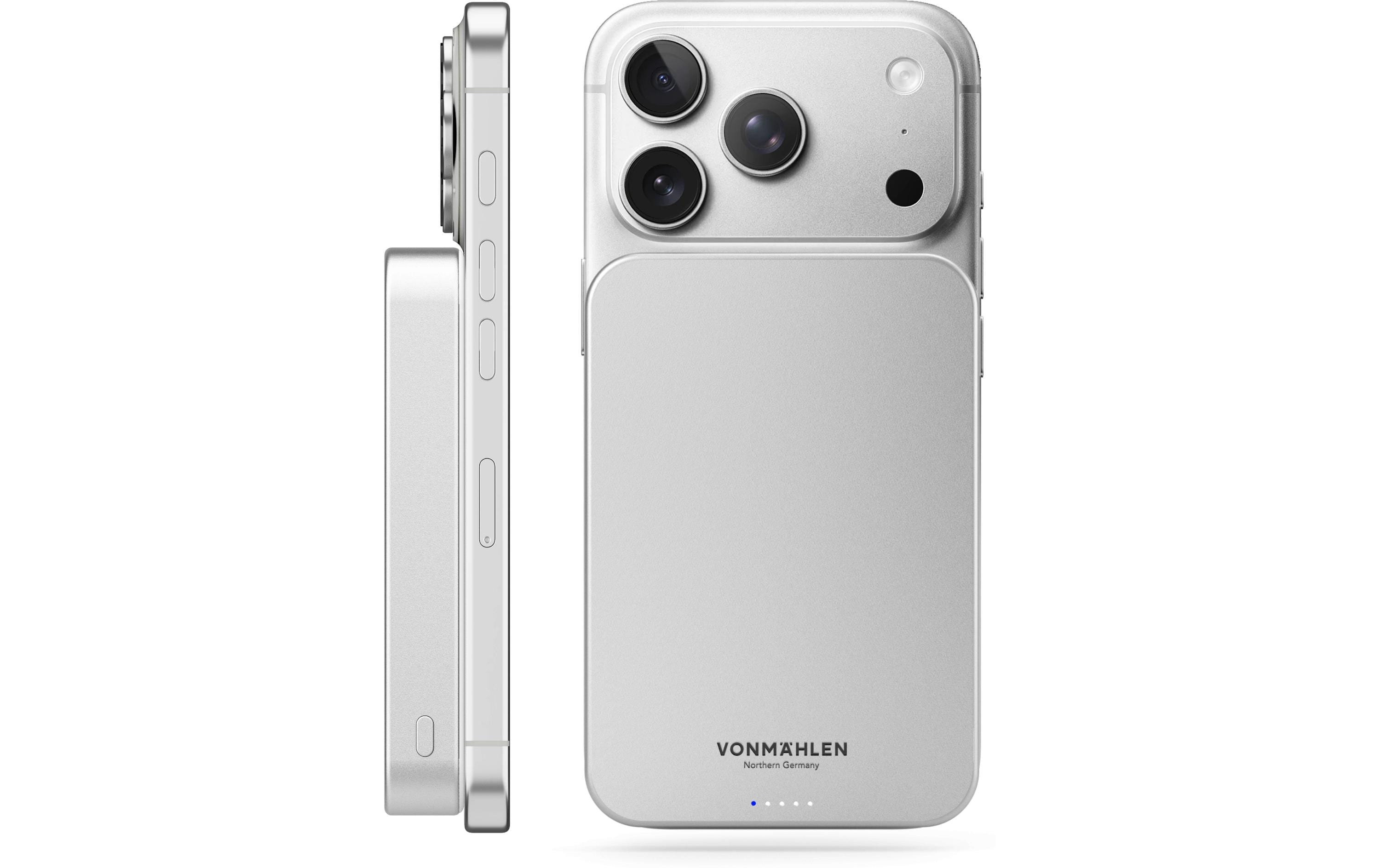Vonmählen Evergreen MagSafe Powerbank 10'000 mAh – 20 W PD, 1× USB-C, Weiss