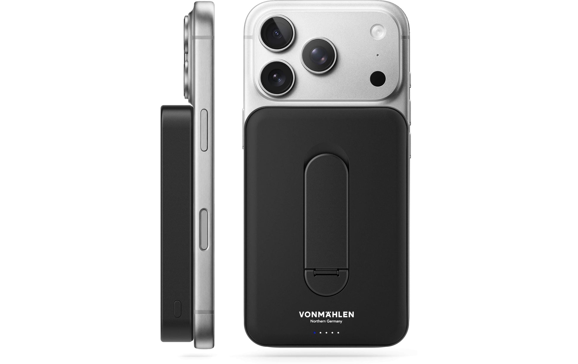 Vonmählen Evergreen Mag MagSafe Powerbank 10'000 mAh – 1× USB-C, schwarz