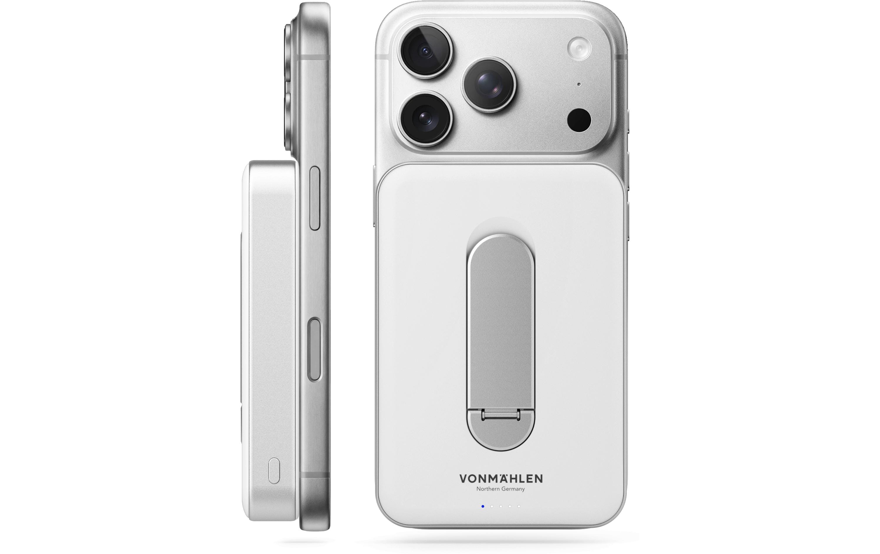 Vonmählen Evergreen MagSafe Powerbank 10'000 mAh – 1× USB-C, weiss
