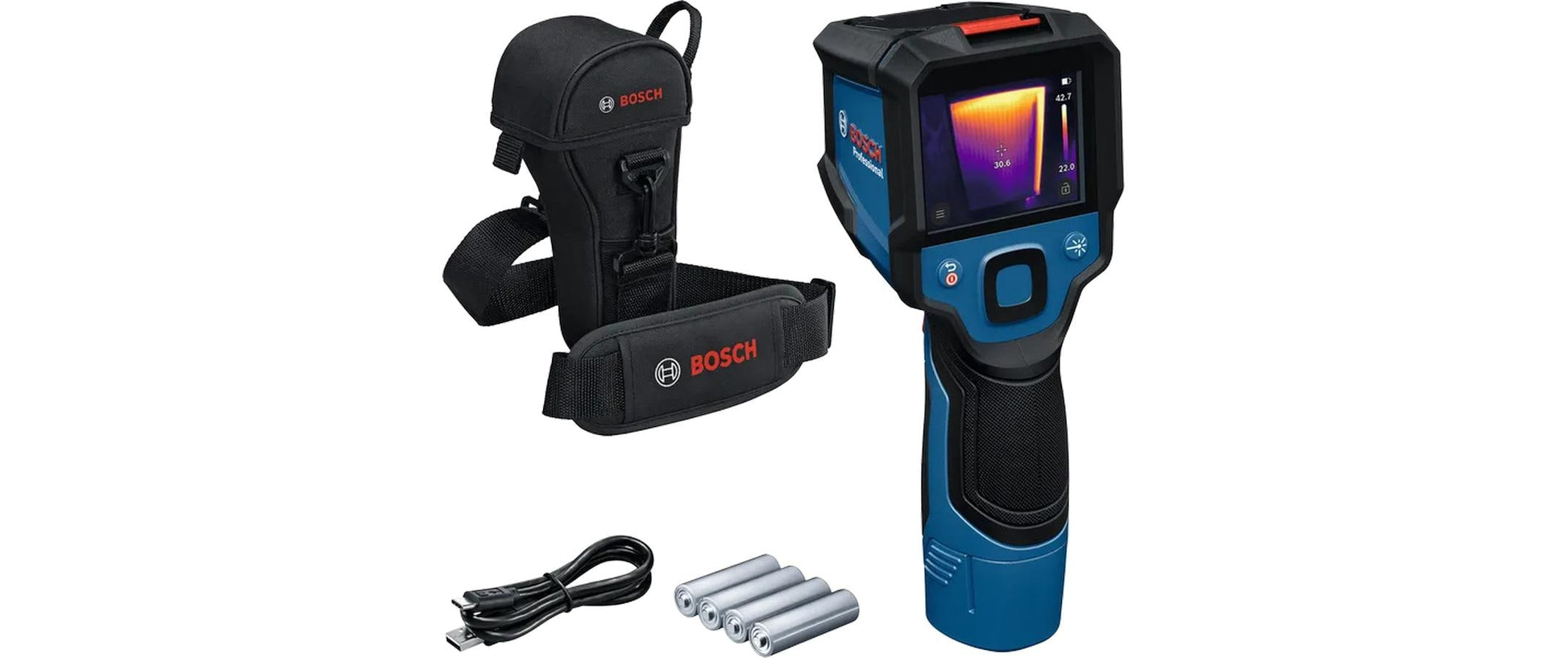 Bosch Professioneller GTC 12V-450-13 Temperatursensor – USB, bis 450 °C
