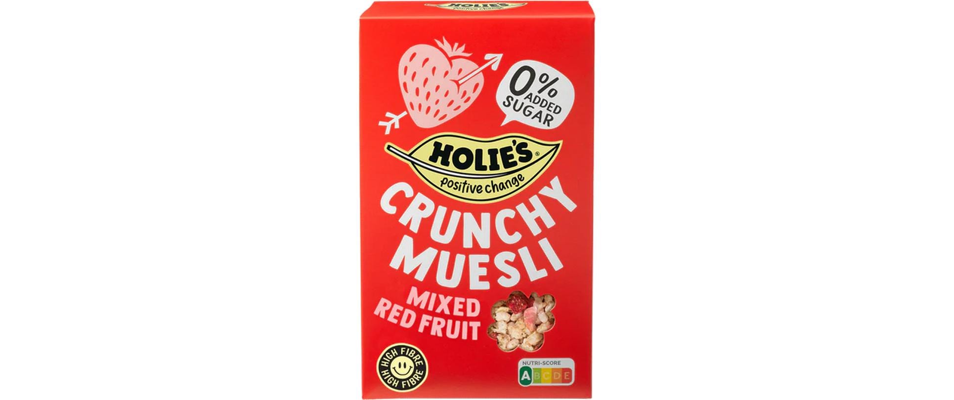 Holie's Crunchy Müesli – Rote Früchte, vegan – 400 g