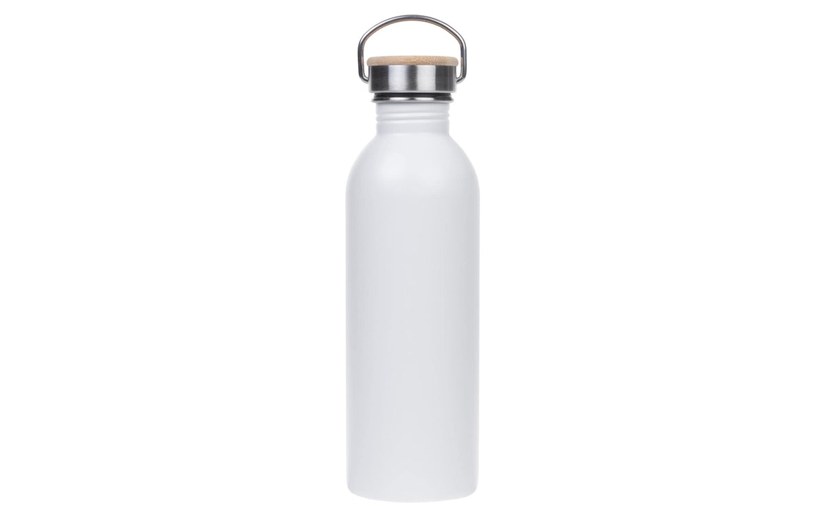 Koor Lengo Trinkflasche 1 l – Edelstahl, Schraubdeckel, Weiss