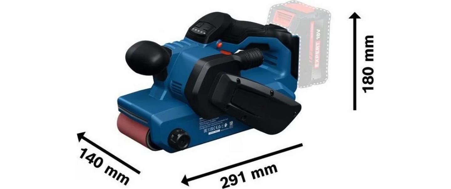 Bosch Professioneller GBS18V-75 Bandschleifer – 18 V – 140 mm – Solo – AMPShare