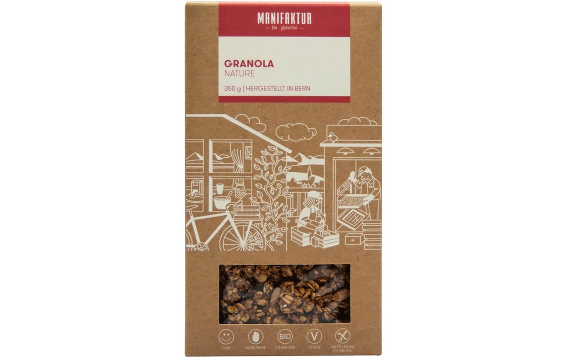 Manifaktur Granola Müesli – Nature, Bio, Glutenfrei – 350 g