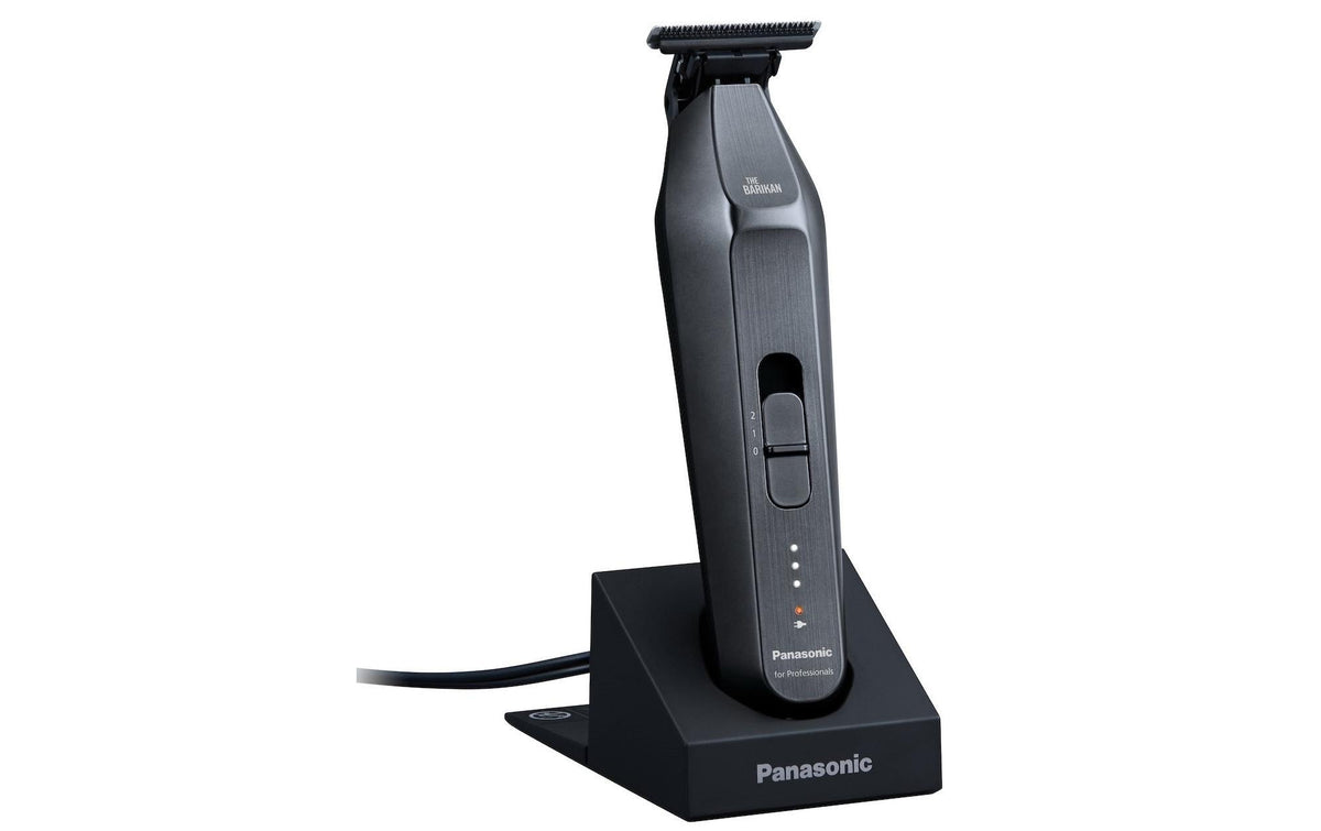 Panasonic Trimmer THE BARIKAN T-Blade ER-X – Silber, Carbon/Metall – Akku 60 min, 0,3–15 mm