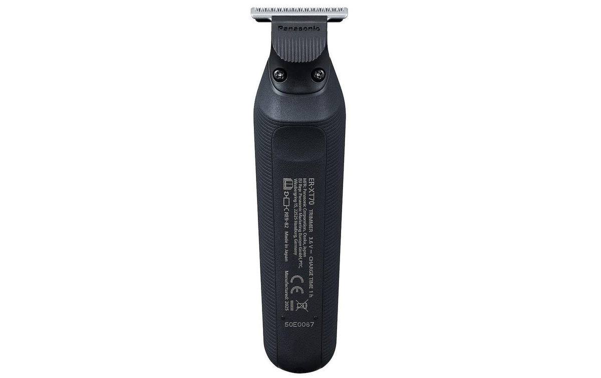 Panasonic Trimmer THE BARIKAN T-Blade ER-X – Silber, Carbon/Metall – Akku 60 min, 0,3–15 mm