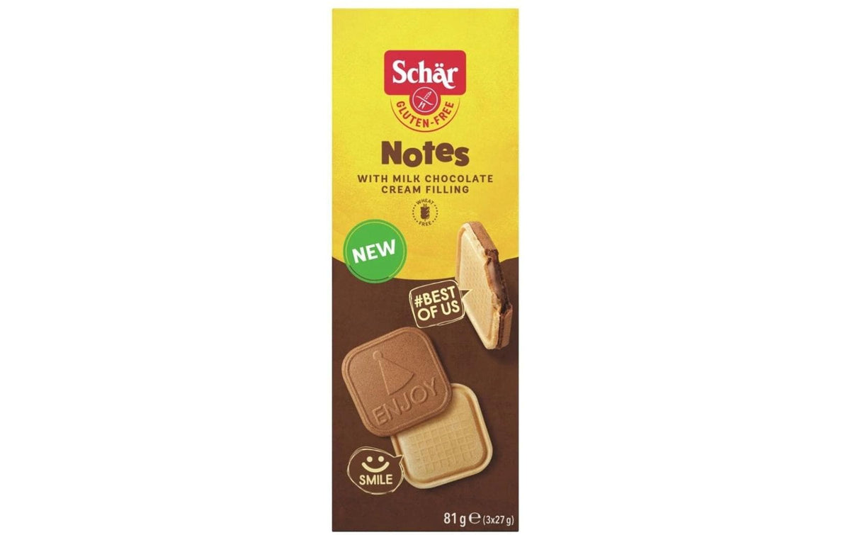 Dr.schär Dr. Schär Notes Guetzli – Milchschokolade, glutenfrei – 81 g