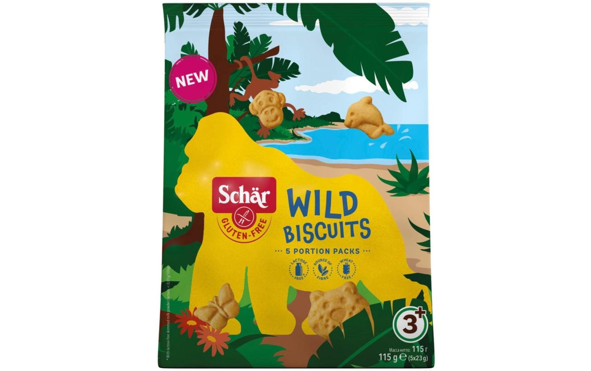 Dr.schär Dr. Schär Wild Biscuits – glutenfrei – 115 g