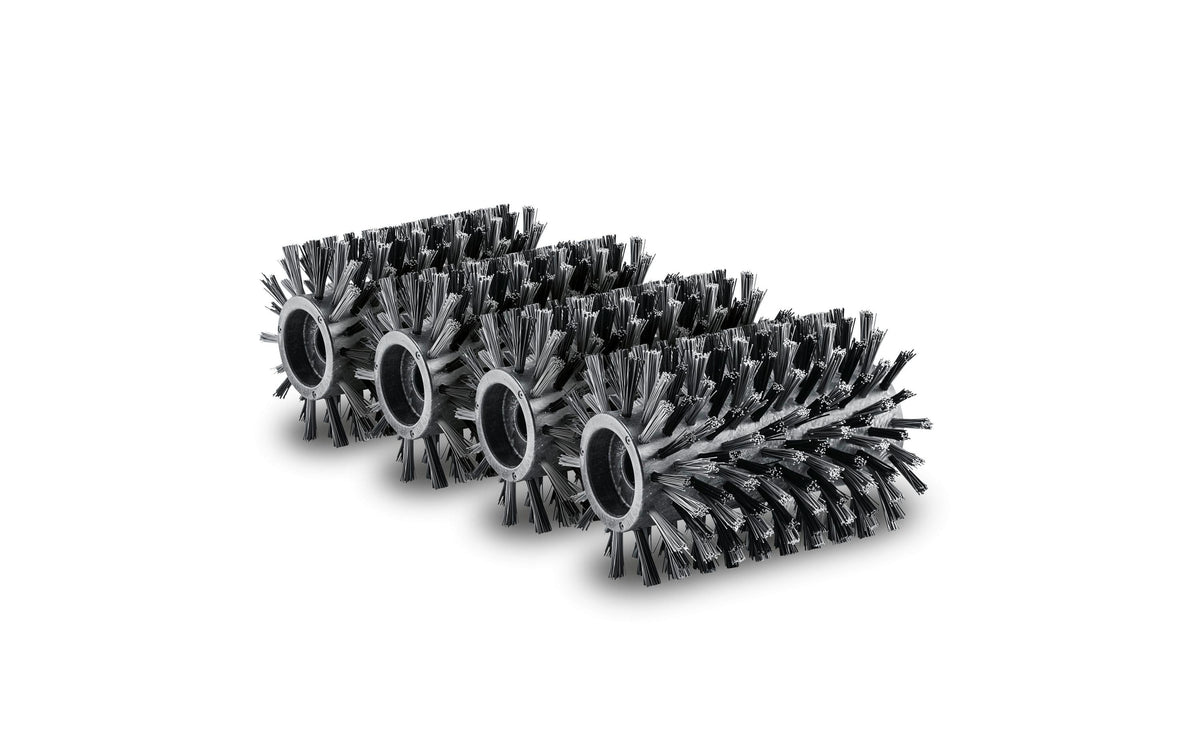 Kärcher professional Bürstenaufsatz – Bürstenwalze für Holzflächen, 4-teilig, für PCL 6