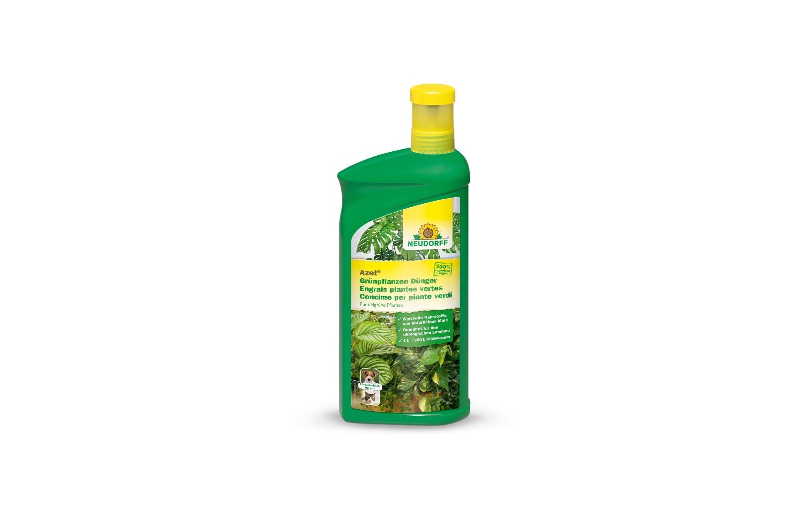 Neudorff Flüssigdünger, Azet, 1 l, organisch, NPK 3-3-3