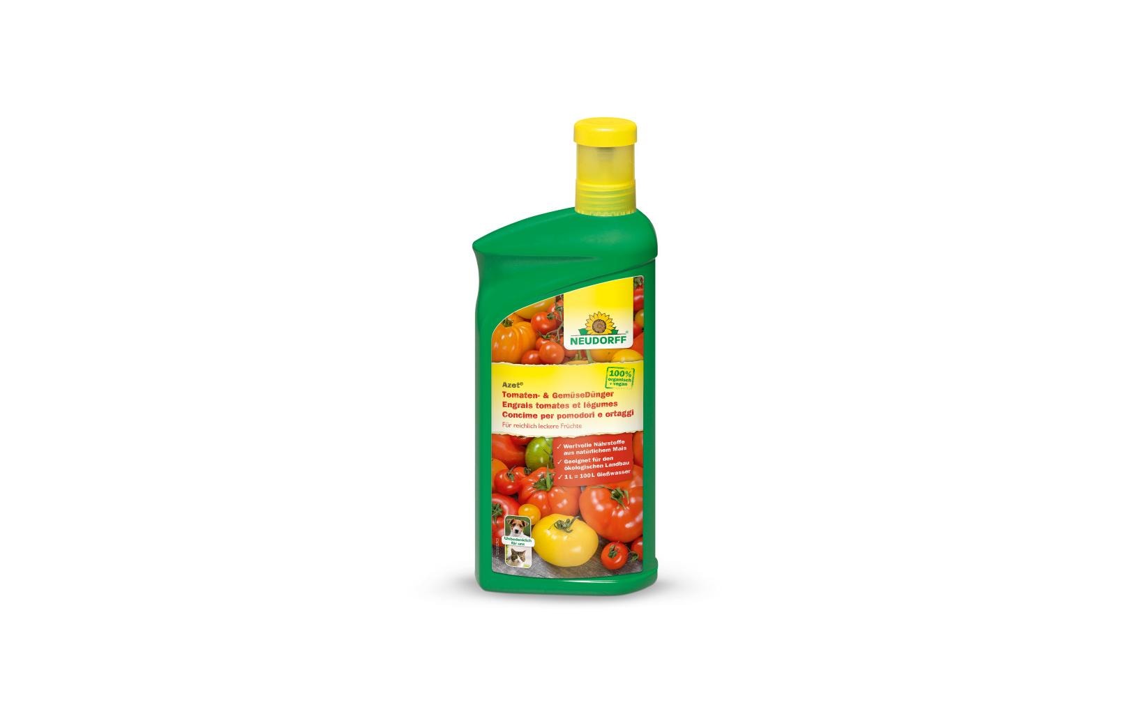Neudorff Tomaten- und Gemüsedünger 1 L – für Tomaten, Gemüse