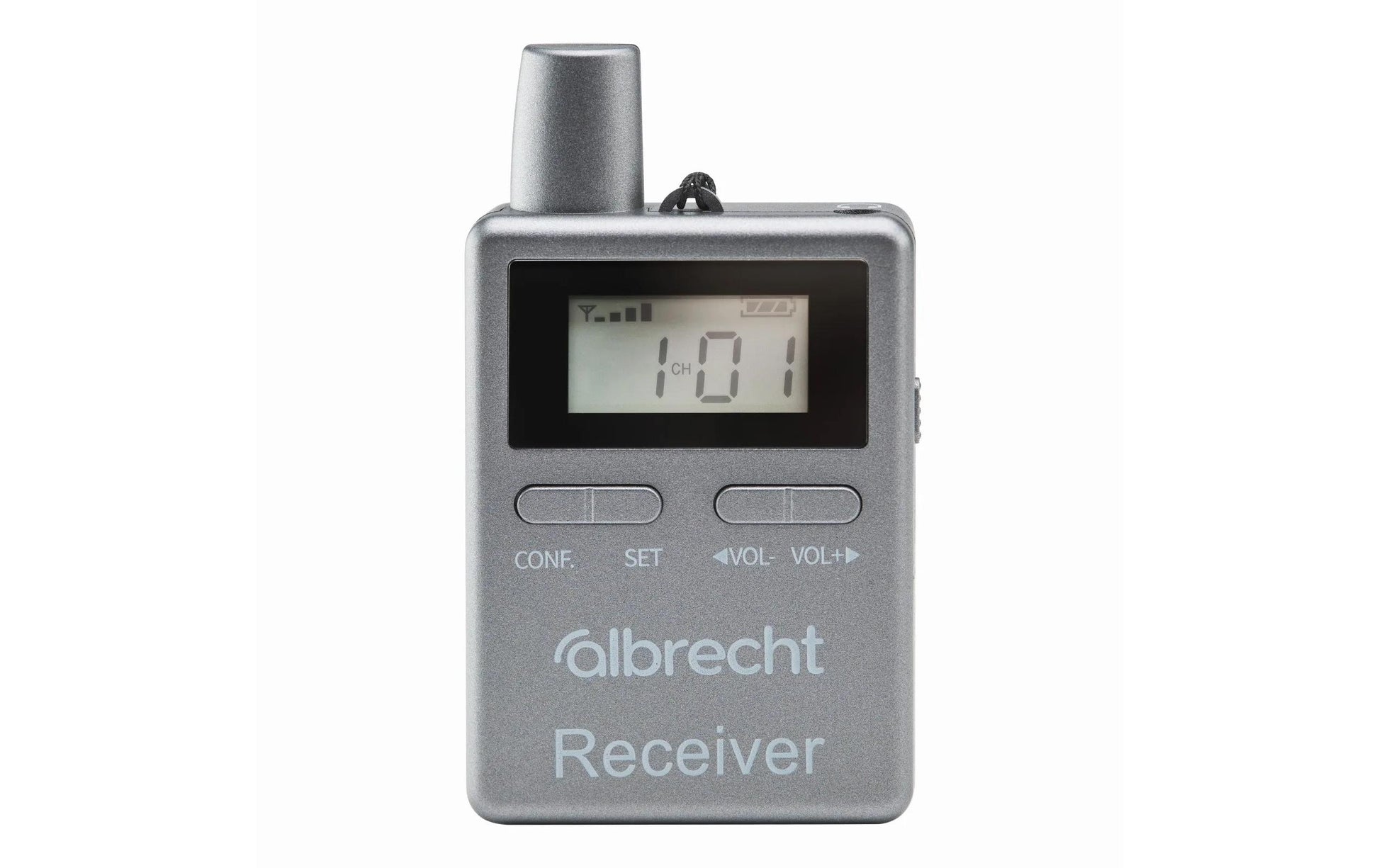 Albrecht ATR 400 – Funkgerät (10er-Set), 80 Kanäle, Reichweite bis 0,2 km, Spritzwassergeschützt