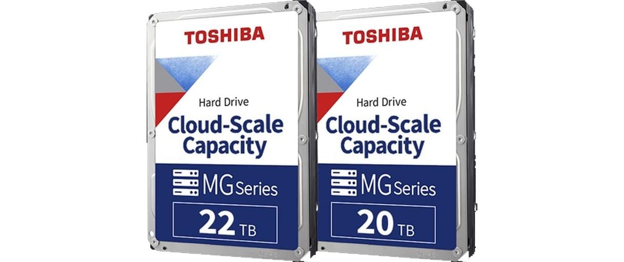 Toshiba MG11ACA 22 TB – 3,5" SATA III (6Gb/s), 7200 U/min, 1 GB Cache