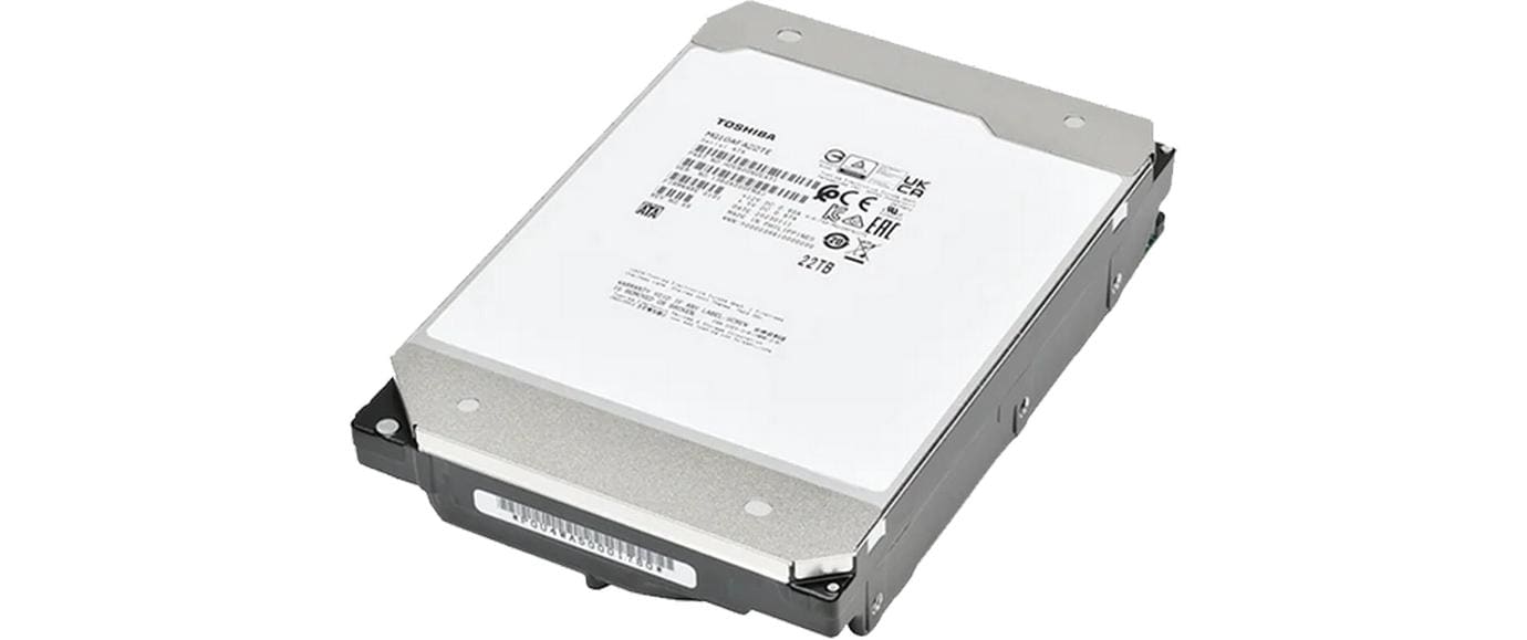 Toshiba MG11ACA 22 TB – 3,5" SATA III (6Gb/s), 7200 U/min, 1 GB Cache