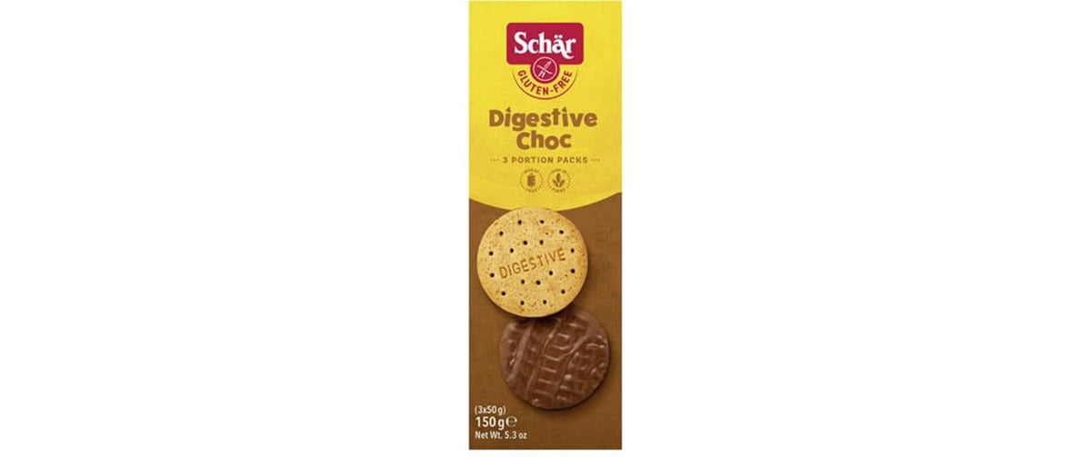Dr.schär Dr. Schär Digestive Guetzli – Milchschokolade, glutenfrei – 150 g