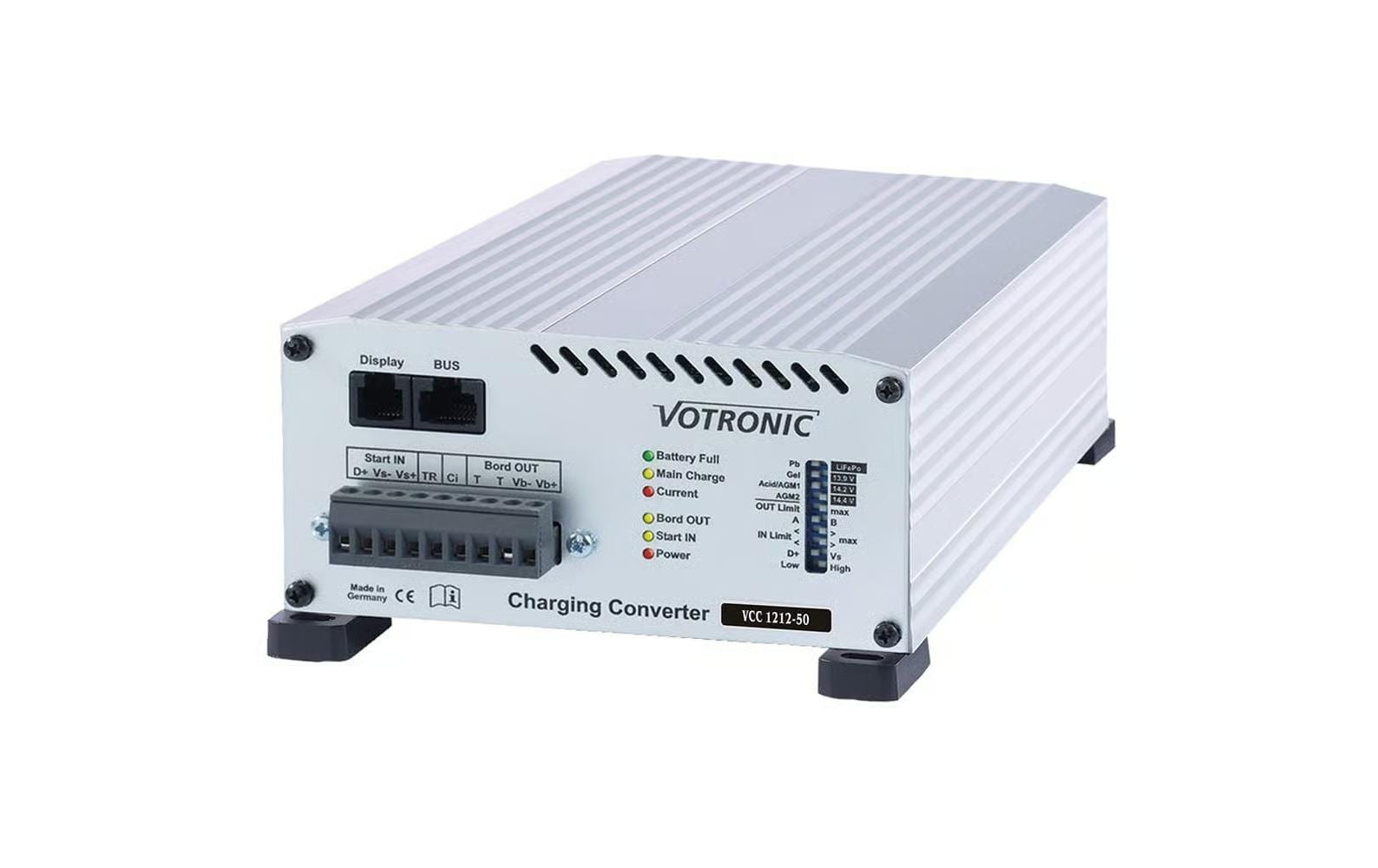 Votronic 3101 Pb 1220 Batterieladegerät – 12 V, 20 A, 330 W, für AGM/Blei/LiFePO4, IP21