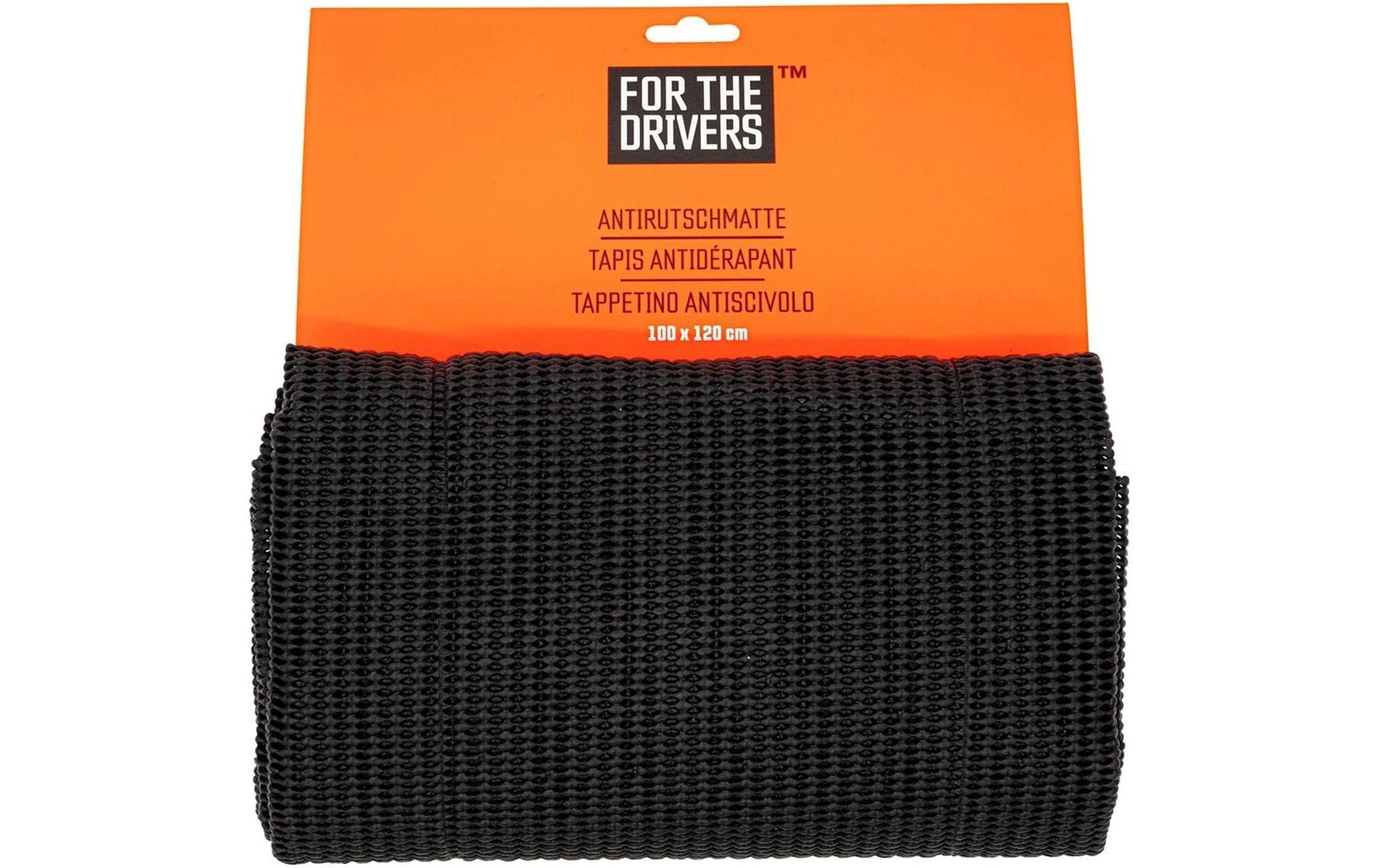 For the drivers Antirutschmatte – für Personenwagen – 1000 × 1200 mm – Schwarz