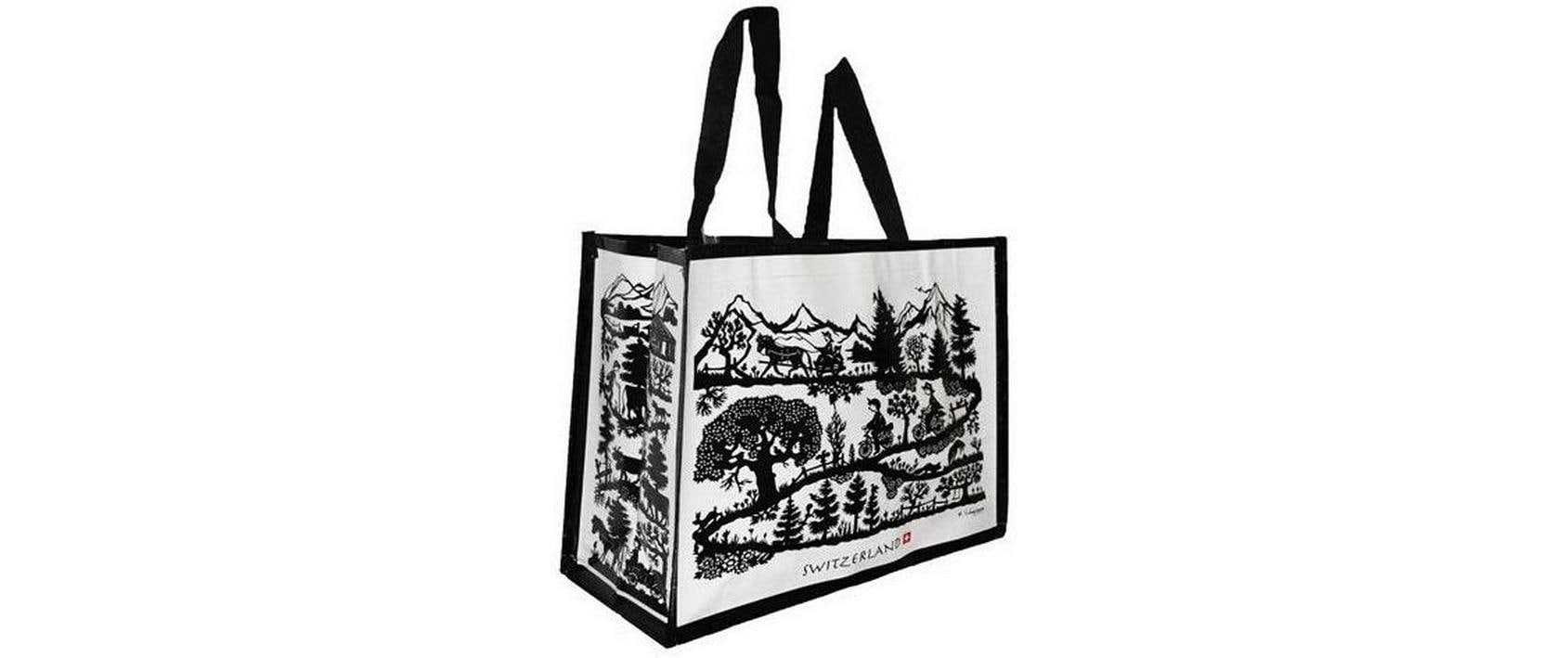 Creanorm Stofftasche, Polyester, Scherenschnitt-Motiv, 350×300×150 mm