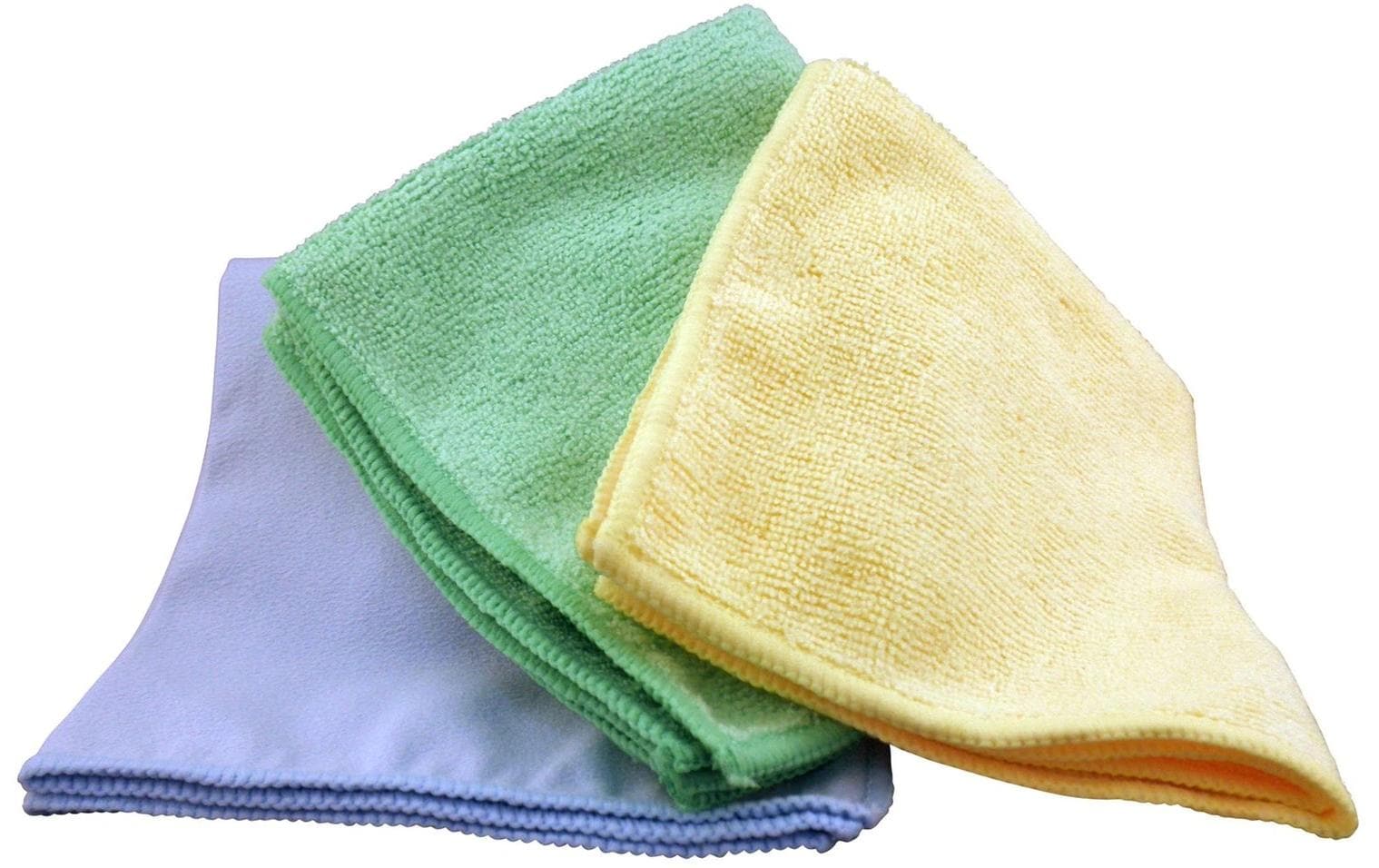Topline Mikrofasertuch – assortiert – 30 × 30 cm – 3er-Set