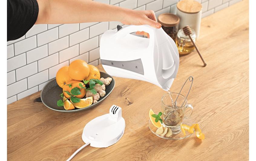Gourmetmaxx Wasserkocher – 1,7 l, Kunststoff, 2200 W, Weiss
