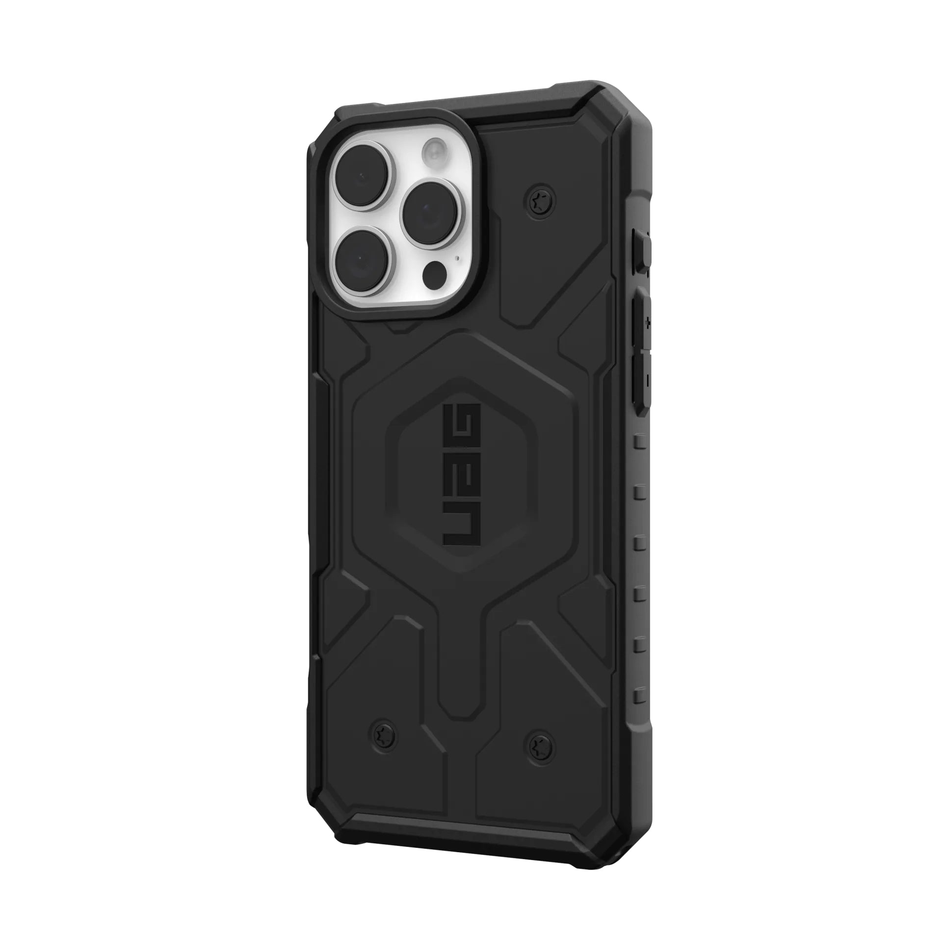 Urban Armor Gear UAG Pathfinder Mag Backcover – für Apple iPhone 16 Pro Max, TPU, Schwarz, bis 5,5 m sturzsicher