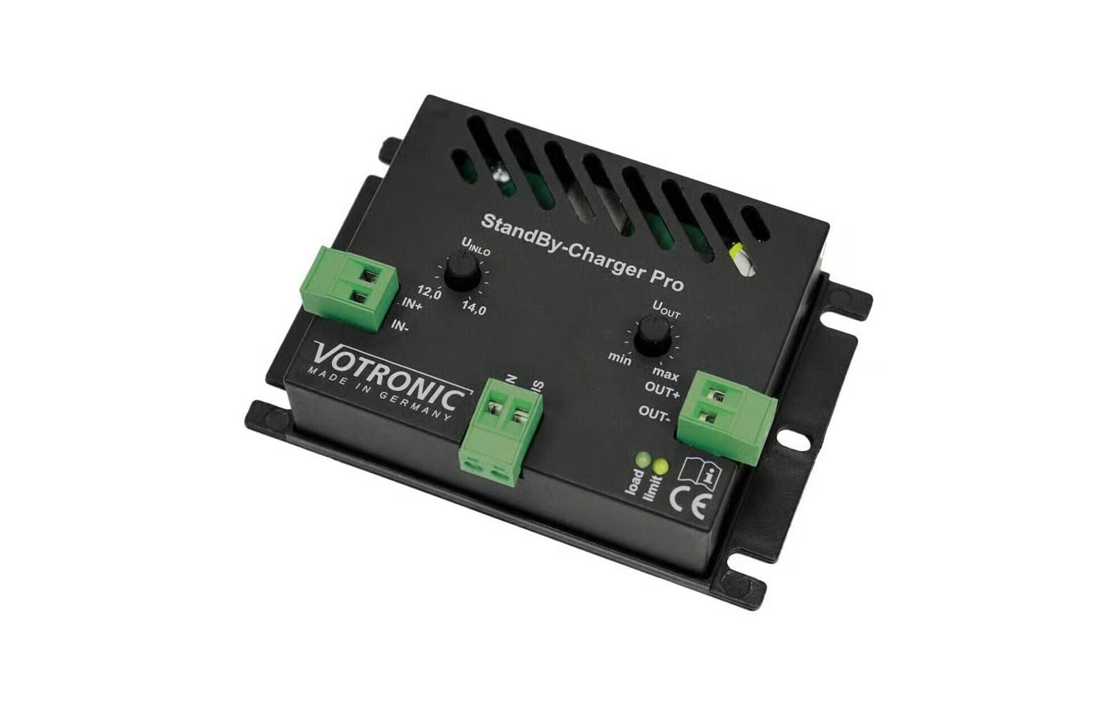 Votronic StandBy Charger Pro – Batterieladegerät 8 A, 12 V, LiFePO4-kompatibel, IPX2, für Wohnmobil
