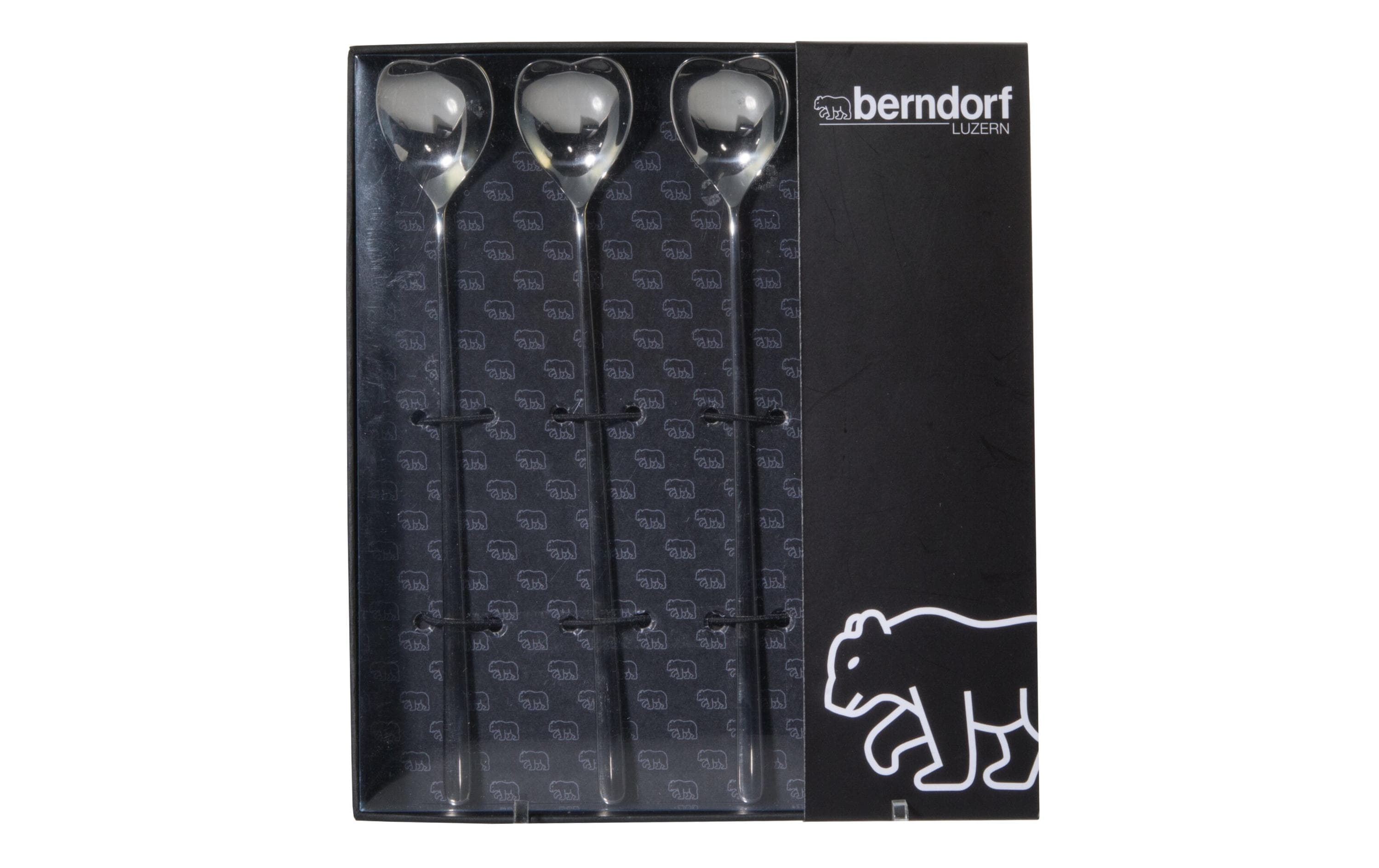 Berndorf Latte-Macchiato-Löffel – 4er-Set, 19,2 cm, Edelstahl 18/10
