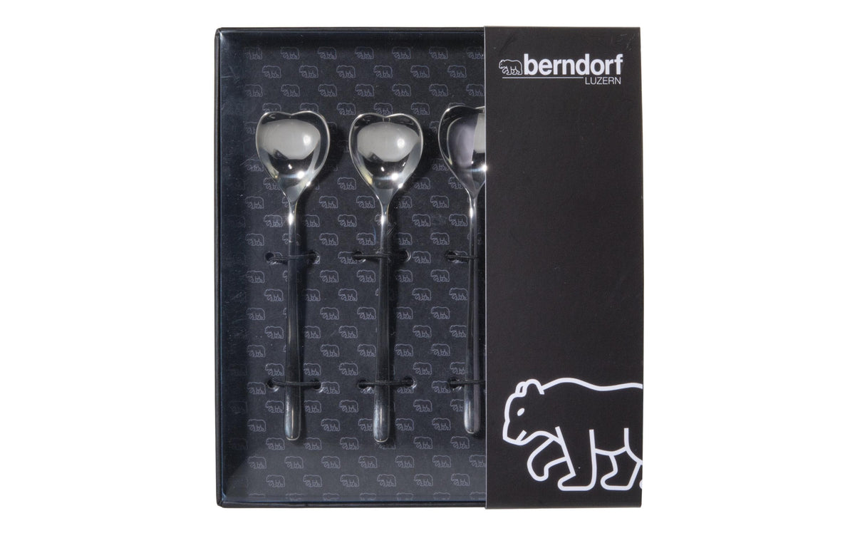 Berndorf Kaffeelöffel – 4er-Set, 13,7 cm, Edelstahl 18/10