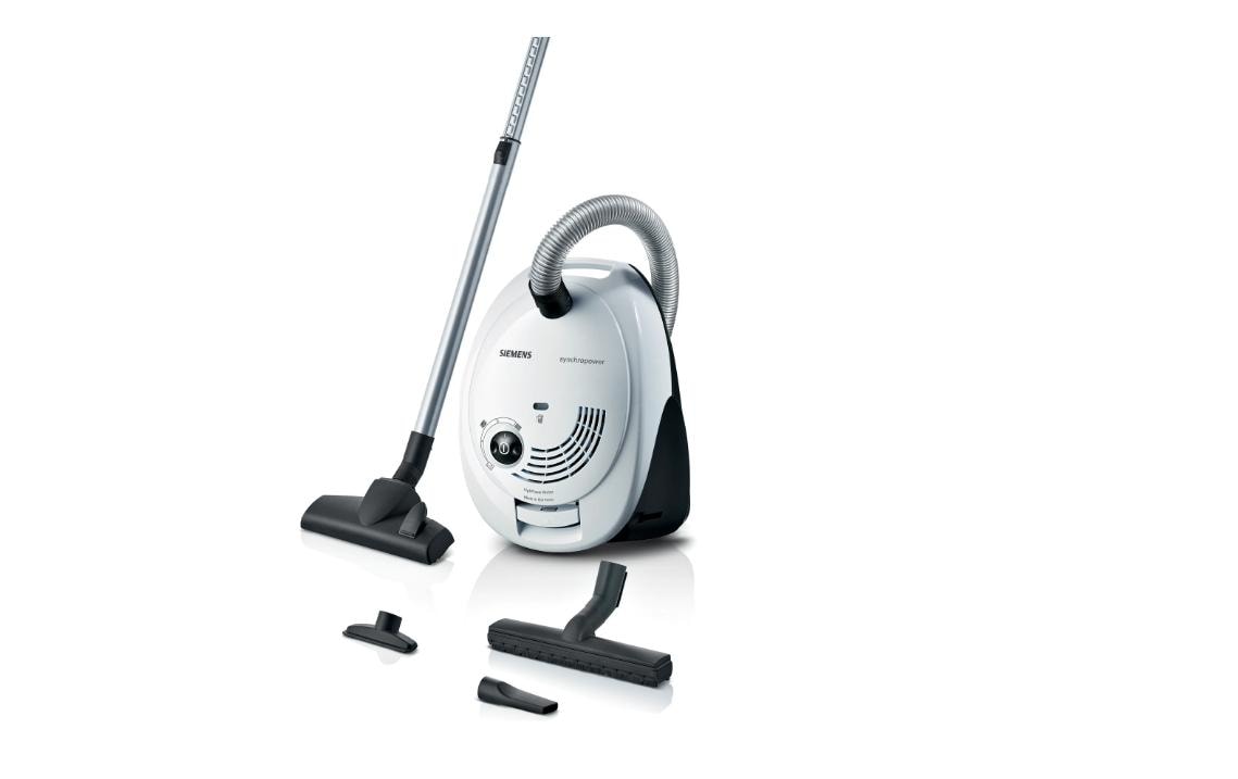 Siemens Bodenstaubsauger VS06WH1T – mit Beutel, 700 W, 4 l