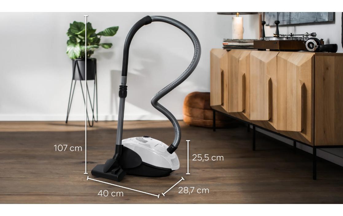 Siemens Bodenstaubsauger VS06WH1T – mit Beutel, 700 W, 4 l