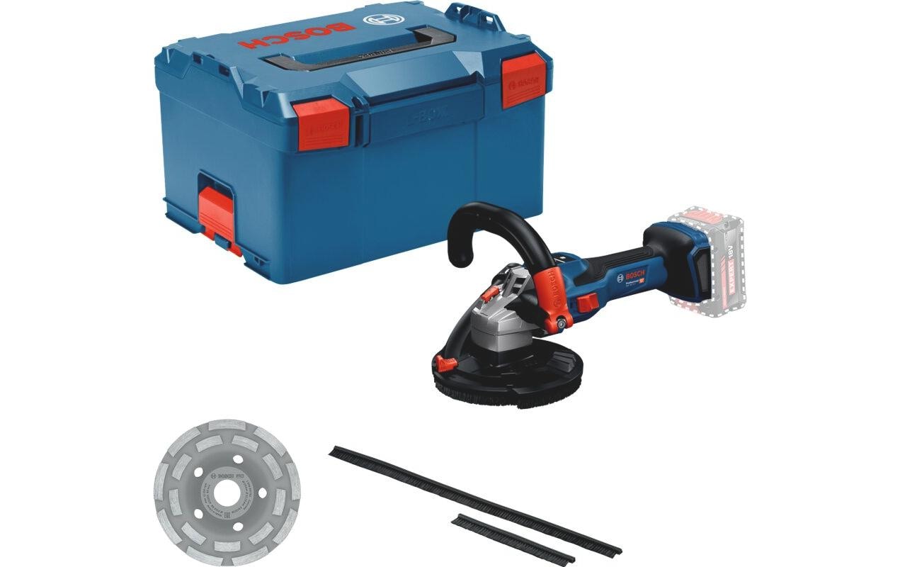 Bosch Professioneller GBR 18V-15 S Sanierungsschleifer – 18 V – M14 – Solo, Koffer – AMPShare
