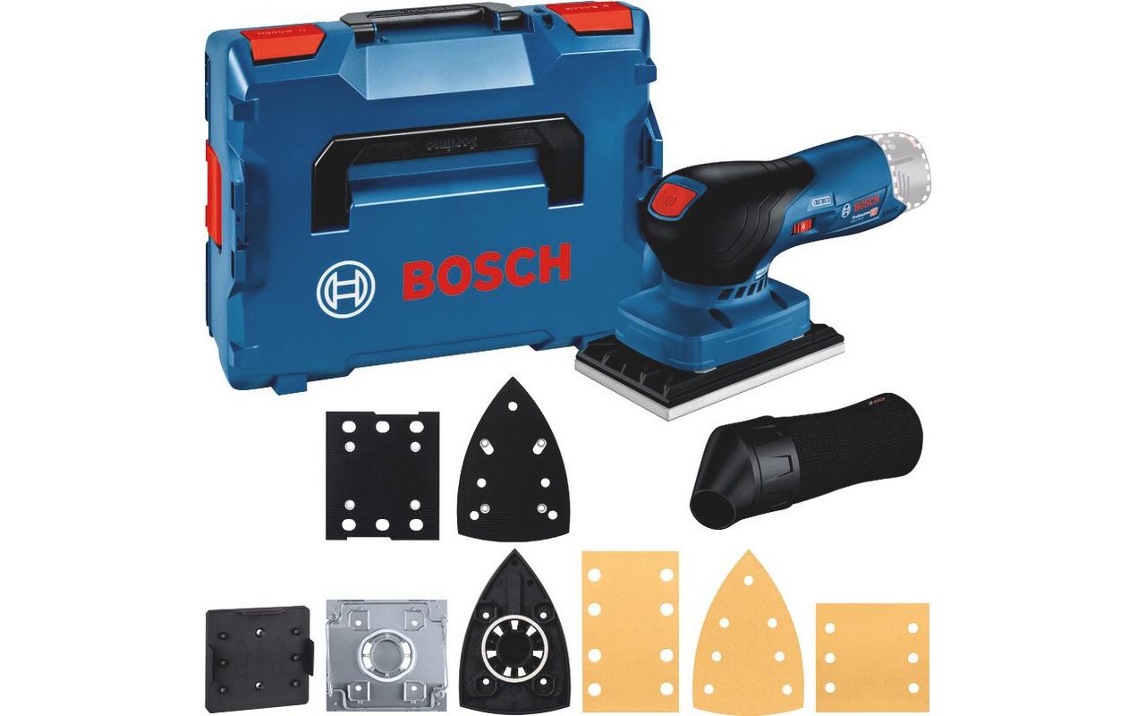 Bosch Professioneller GSS 12V-13 Akku-Schwingschleifer – 12 V – Klettverschluss – Solo – Koffer