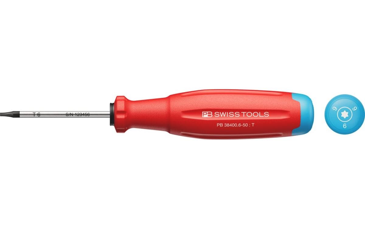 PB Swiss Tools SwissGrip Evo – Schraubenzieher-Set TX6, 1-teilig – PB 38400.6-50