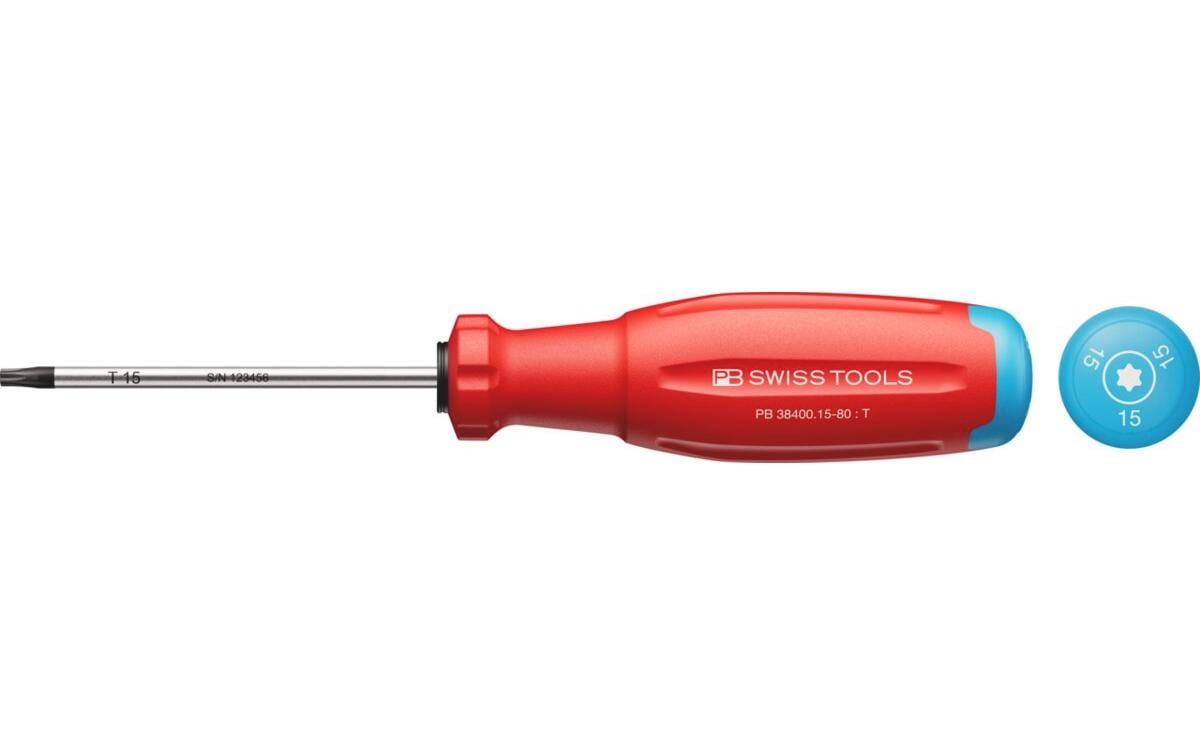PB Swiss Tools SwissGrip Evo – Schraubenzieher-Set TX, 1-teilig – PB 38400.15-80