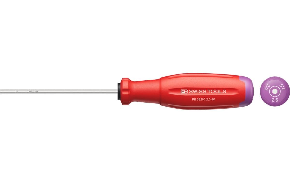 PB Swiss Tools – Schraubenzieher-Set, 2,5 mm, 1-teilig – PB 38205.2,5-90