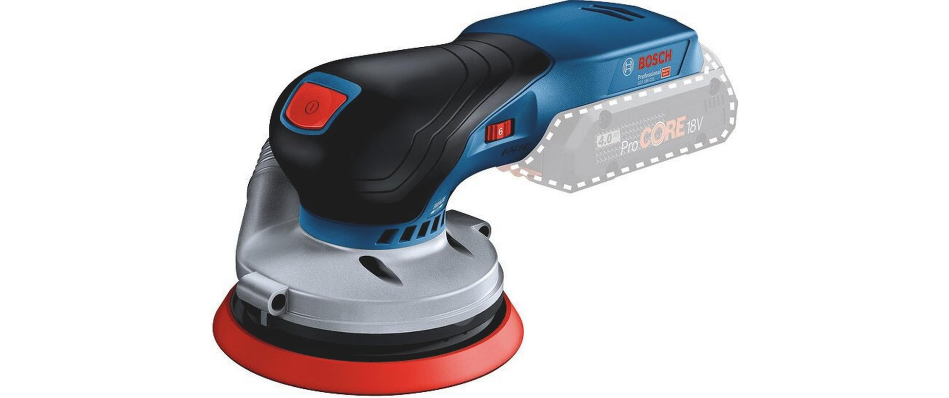 Bosch Professional GEX 18V-125 Akku-Exzenterschleifer – 18 V – Ø 125 mm – Solo – AMPShare