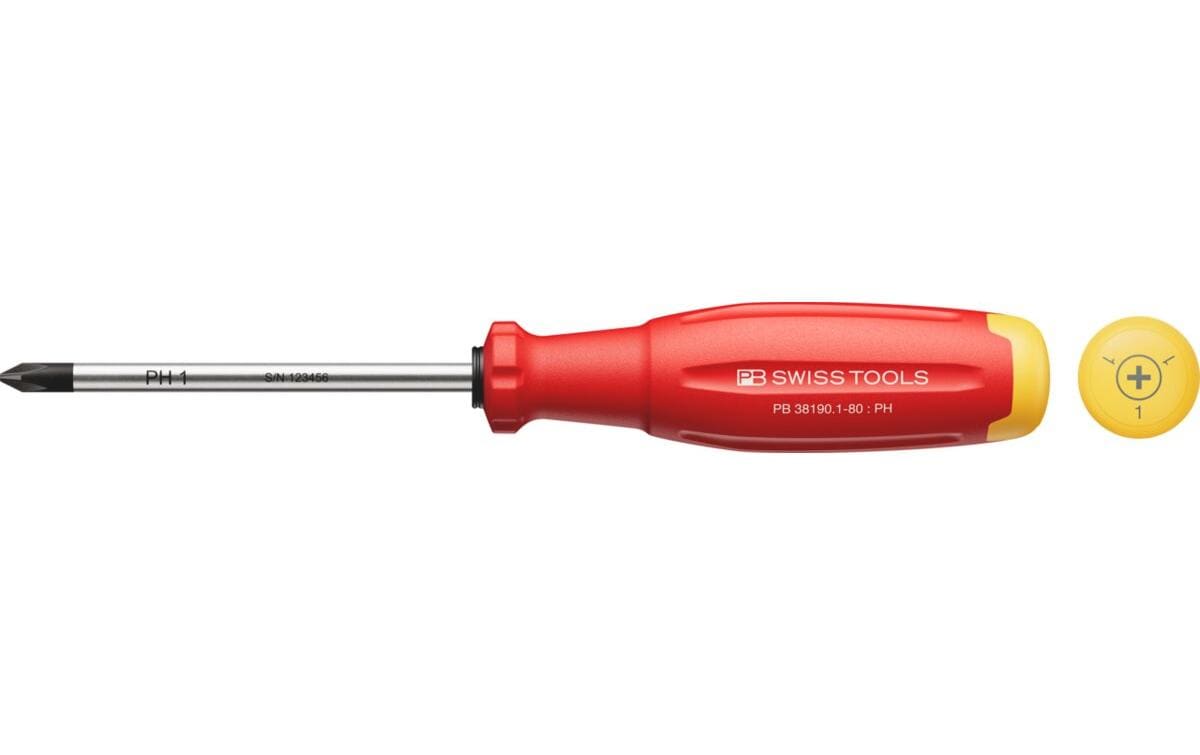 PB Swiss Tools – Schraubenzieher-Set PH, 1-teilig, PB 38190.1-80