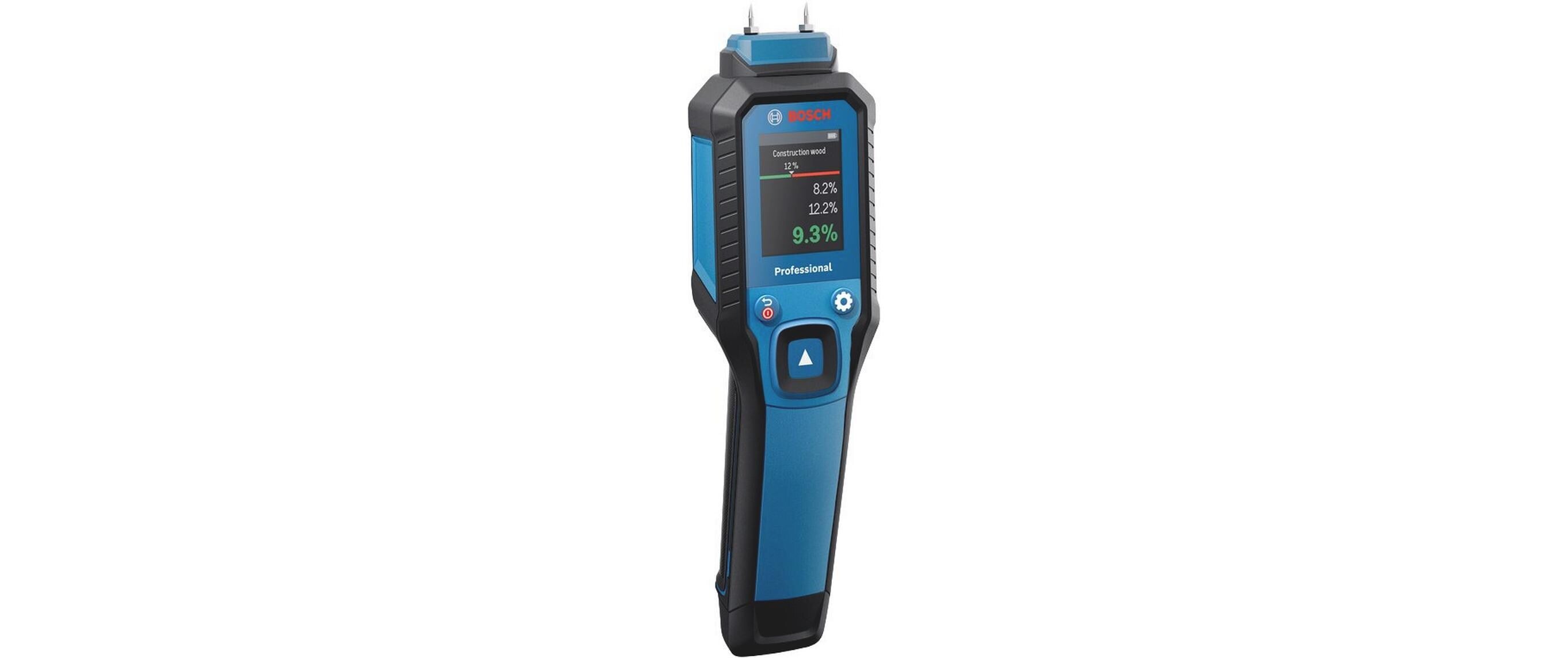 Bosch Materialfeuchtigkeitsmesser GMP 1-13 – Messgenauigkeit 1%, Einheiten umschaltbar