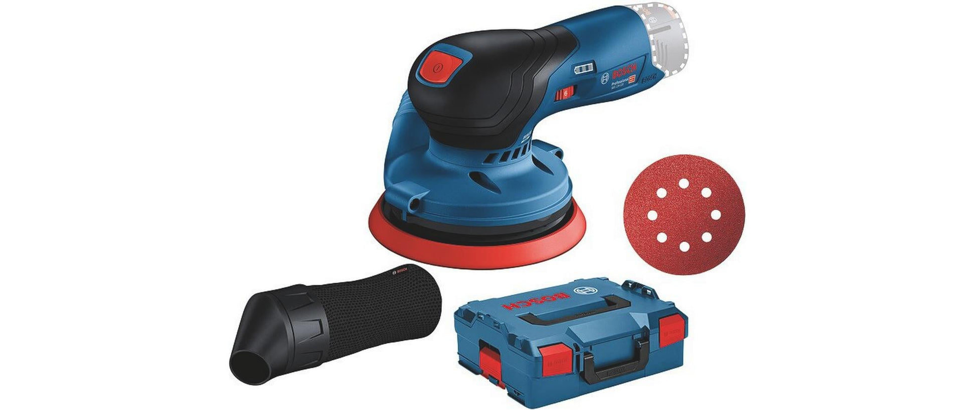 Bosch Professional GEX 12V-125 Akku-Exzenterschleifer – 12 V – Ø 125 mm – Solo – Professional 12 V