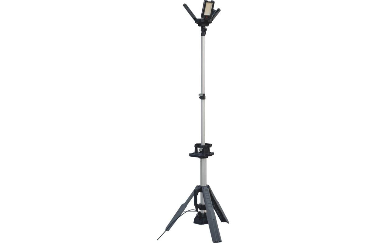 Brennenstuhl Arbeitsstrahler – 13'500 lm, 100 W, Kaltweiss, 6500 K, IP54, Netzbetrieb, dimmbar, Grau