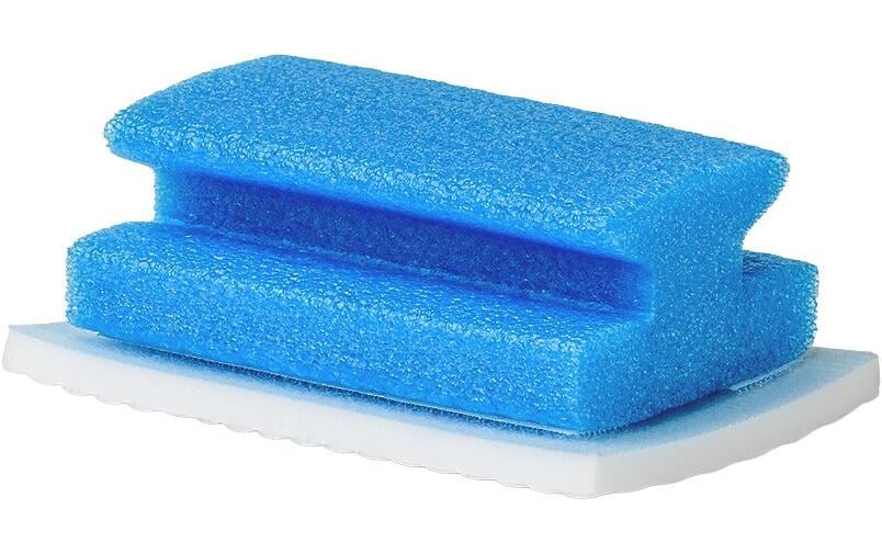 Edi Baur Fleckenradierer Easy Grip Set – Melamin, Blau