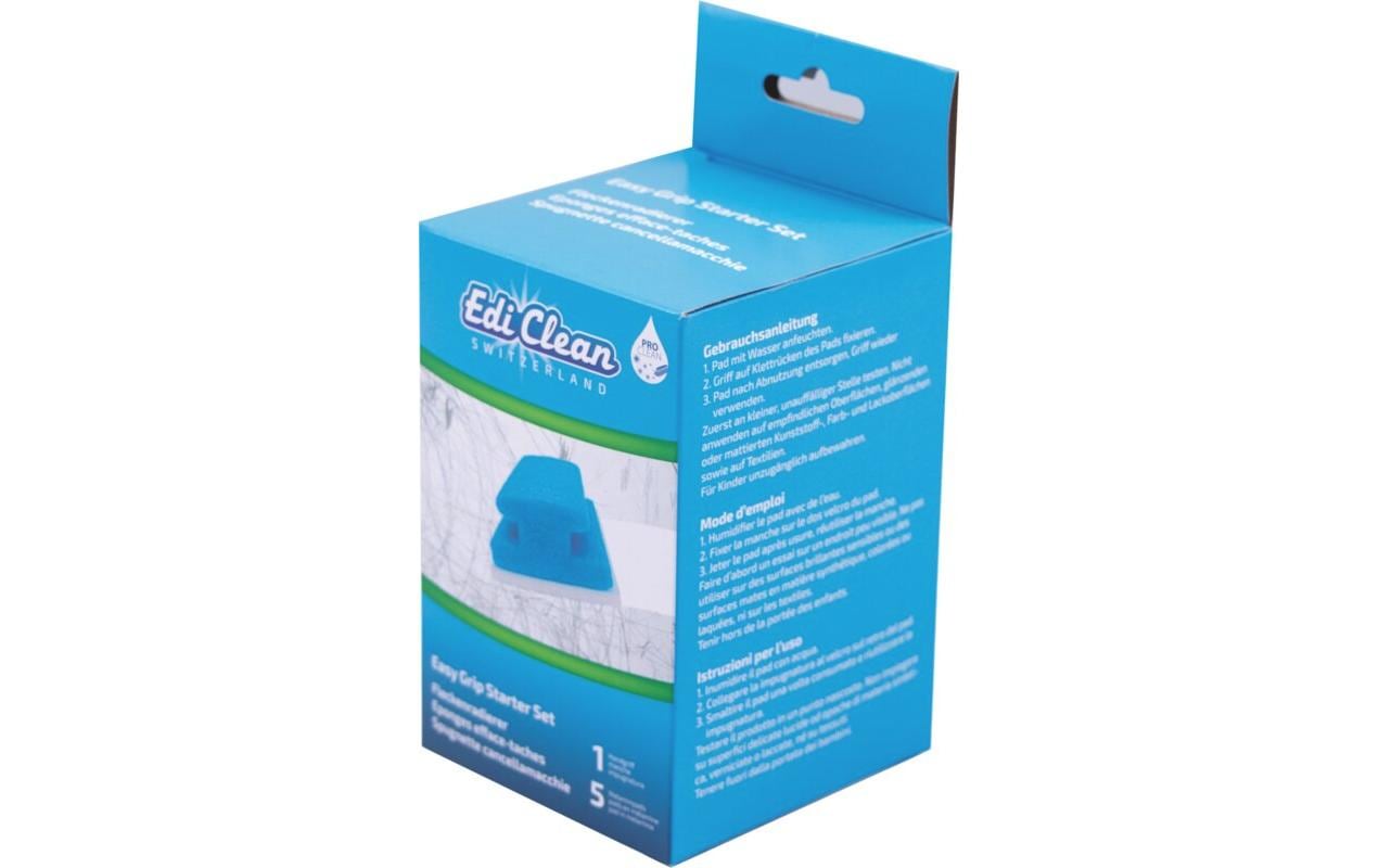 Edi Baur Fleckenradierer Easy Grip Set – Melamin, Blau