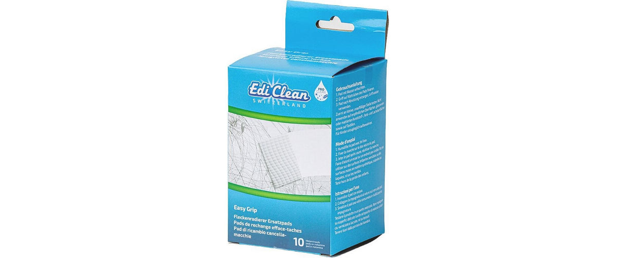 Edi Baur Sonstiges – Fleckenradierer Easy Grip Ersatz, 10 Stk., Melamin, weiss