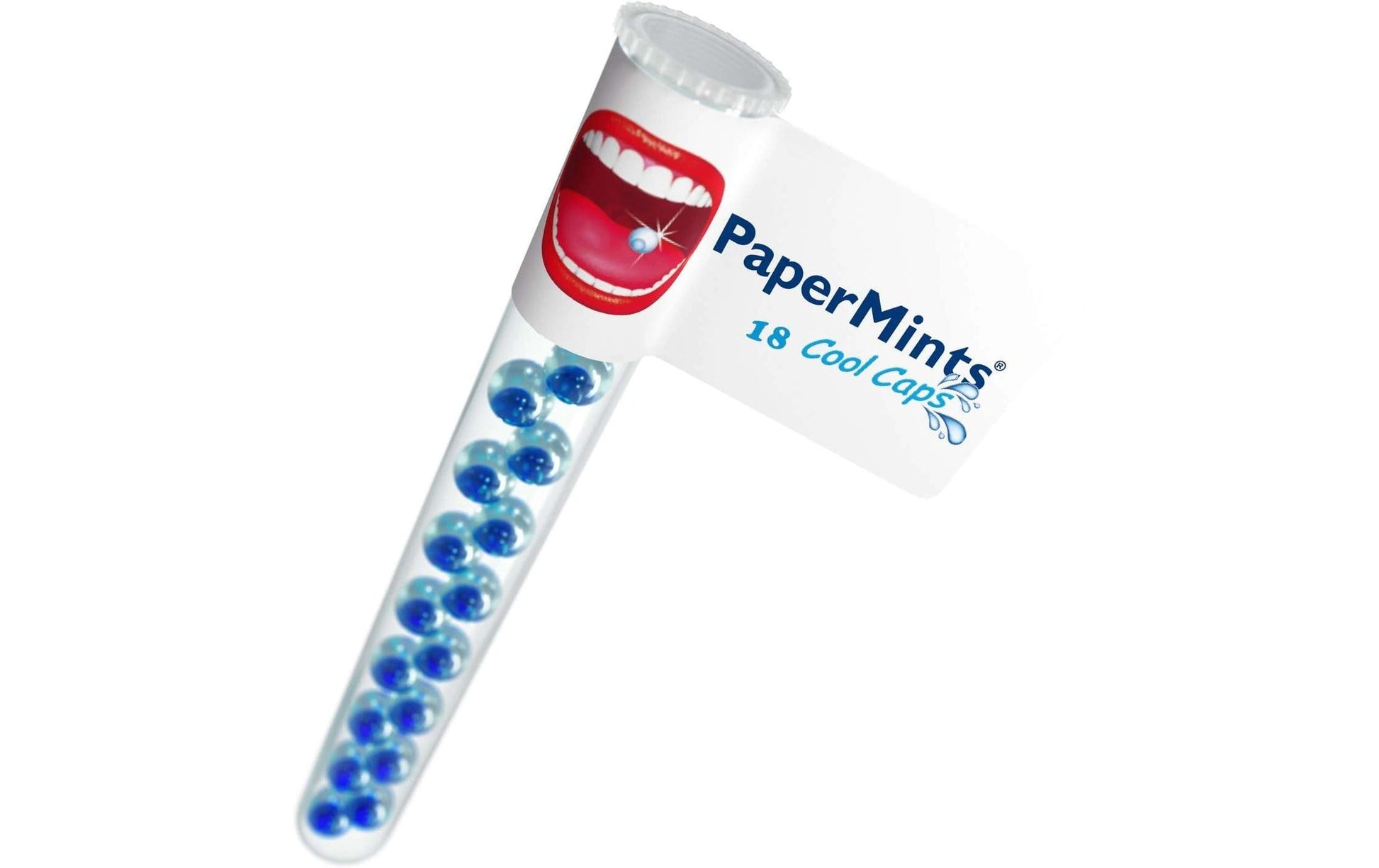 Papermints Cool Caps Lutschbonbons – Pfefferminze, zuckerfrei – 1,5 g