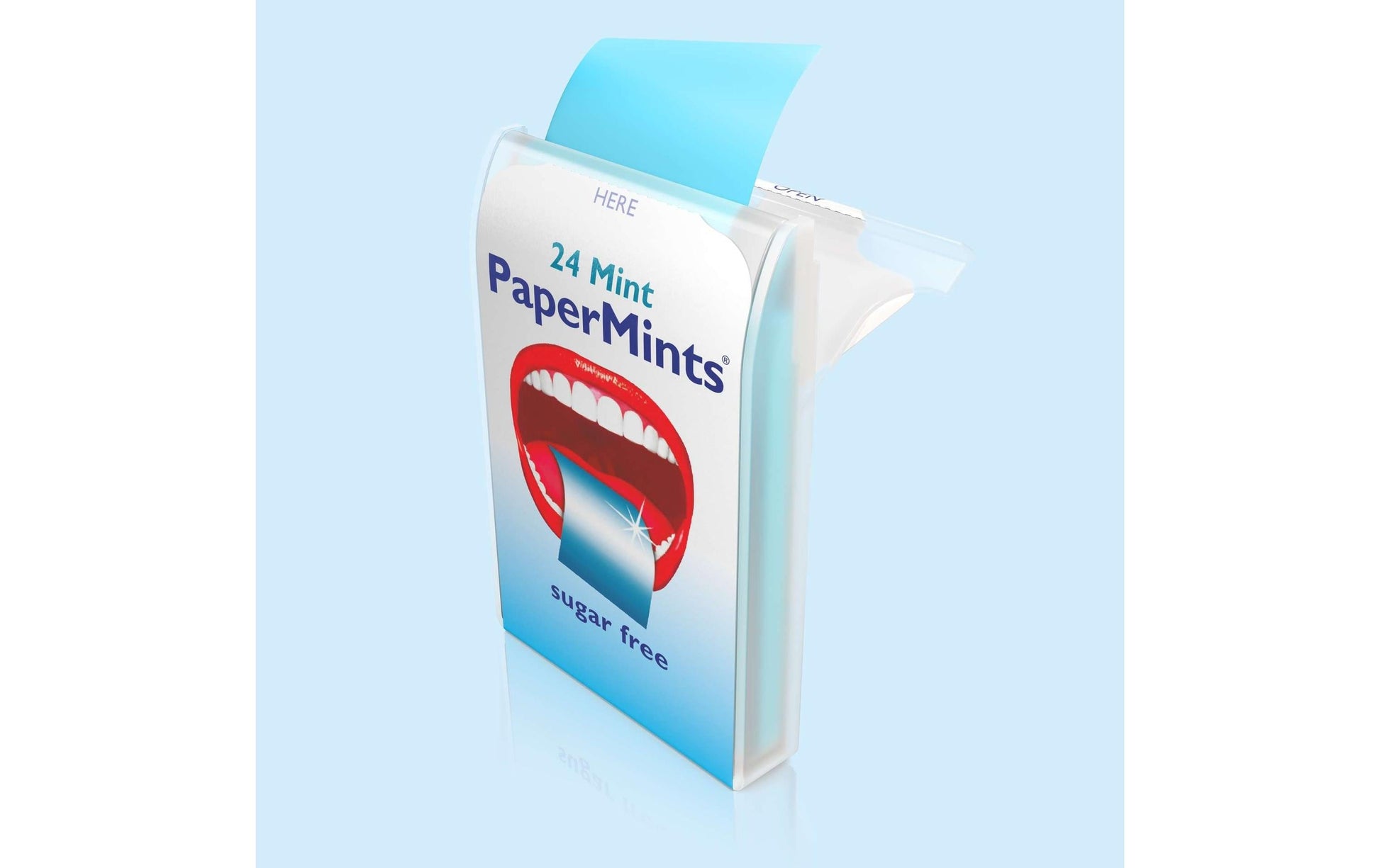 Papermints Cool Mint Strips Lutschbonbons – Pfefferminzstreifen, zuckerfrei – 650 g