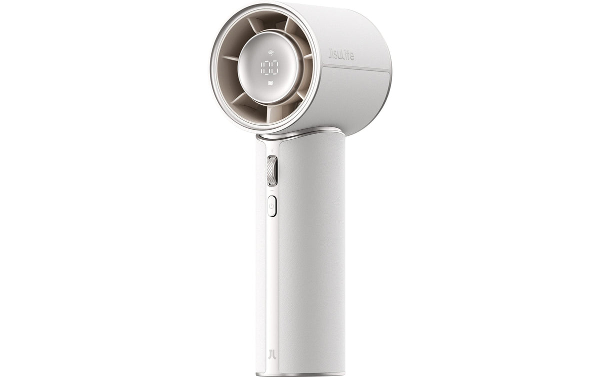 Jisulife Handventilator Pro1 – 4250 mAh, Akkubetrieb, USB, Weiss