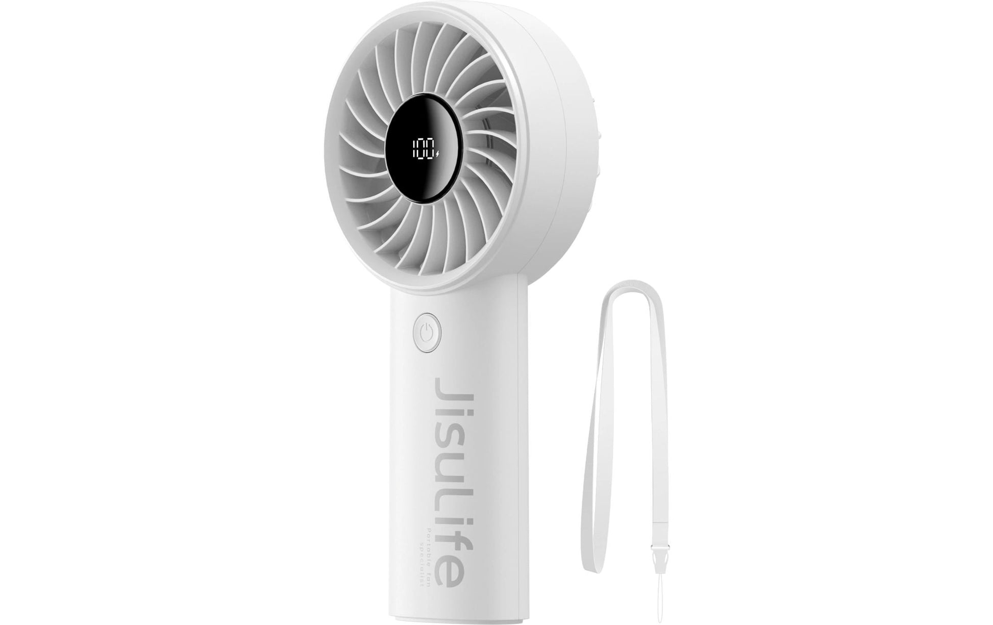 Jisulife Handventilator – 3600 mAh, Grau