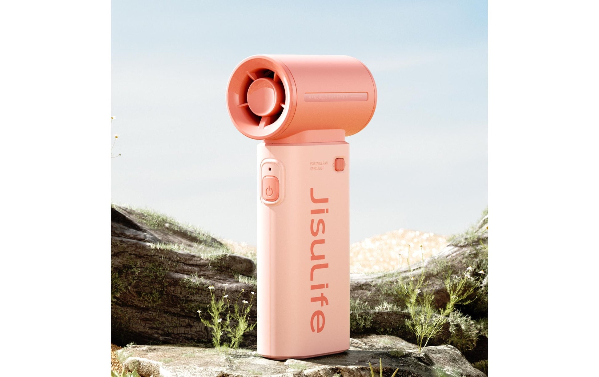 Jisulife Handventilator Handheld Fan 9 – 3600 mAh, Pink