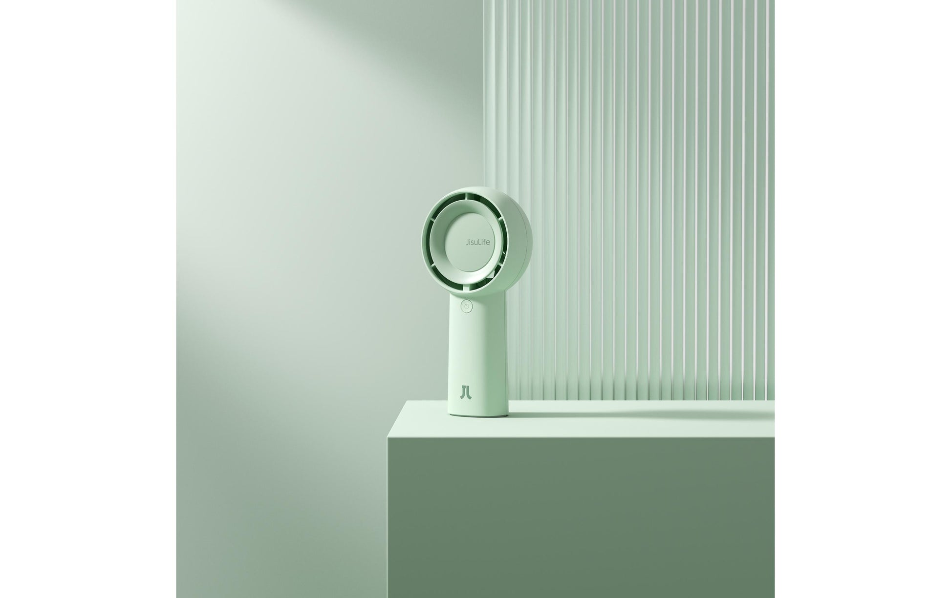 Jisulife Handventilator Handheld Fan 5 plus – 4000 mAh, Grün