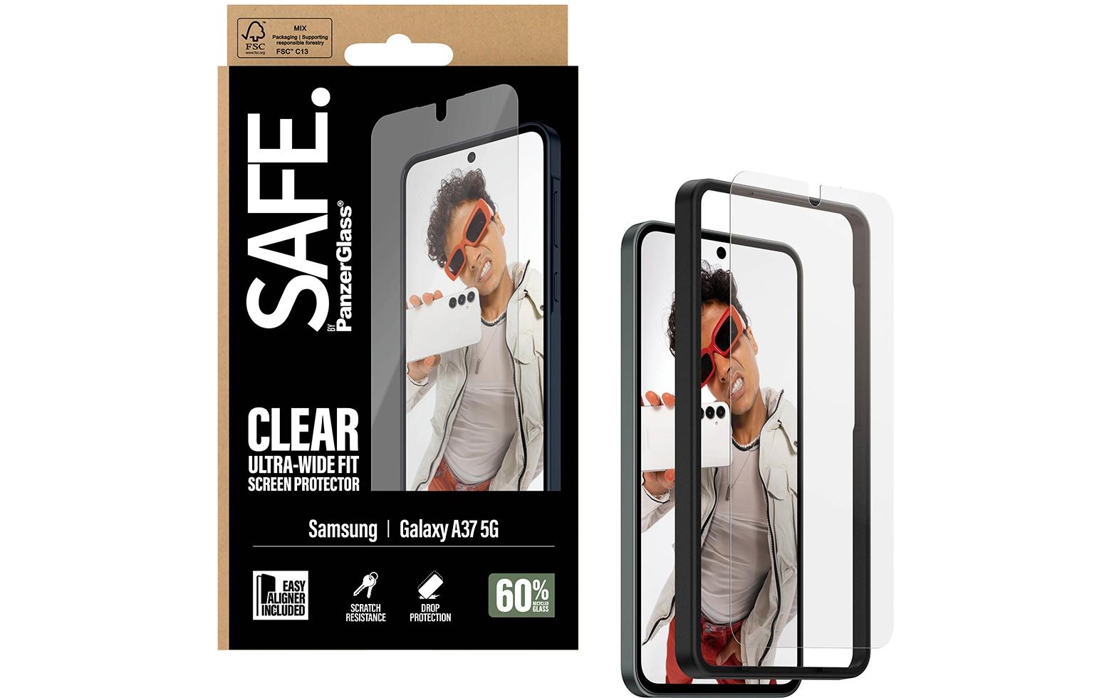 SAFE. – Displayschutz (Folie), Ultra-Wide Fit – für Galaxy A37 5G